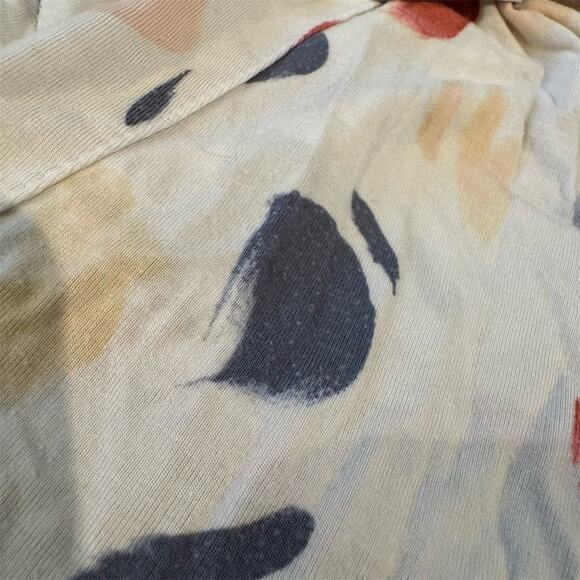 Soma Paint Strokes Colorful Pajama Set Size M Long Sleeve Pockets Buttery READ - Picture 3 of 8